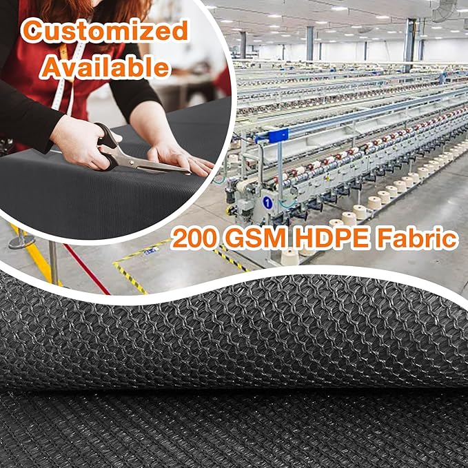 Artpuch Outdoor Pergola Shade Cover 12x14 FT Sun Shade Cloth with Grommets Dark Grey 90% UV Protection Canopy Patio Privacy Screen (Customized Available)