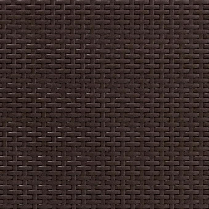 Flash Furniture Seneca Chocolate Brown Faux Rattan End Table