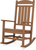 POLYWOOD Presidential Rocking Chair in Teak