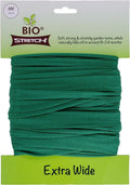 Extra Wide Soft Tree Ties - Strong & Stretchy Support for Large Plants & Young Trees - Cut-to-Length Green Garden Tape for Home & Professional Gardening (26 ft / 8M)