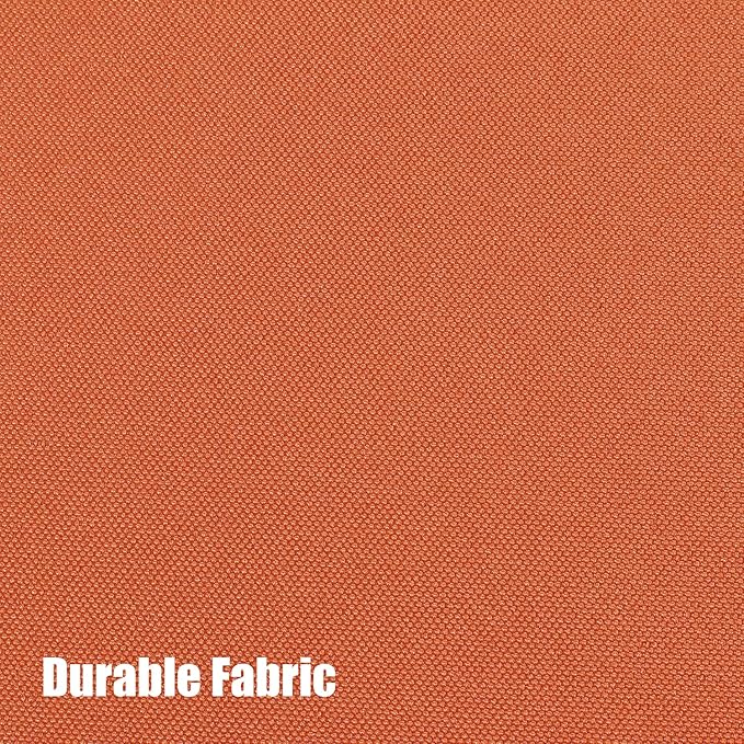 BONZER Waterproof Indoor/Outdoor Curtains for Patio Thick Privacy Wide Grommet Curtains for Bedroom, Living Room, Porch, Pergola, Cabana, 1 Panel, 110W x 95L inch, Mecca Orange