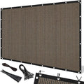Artpuch 90% Sun Shade Cloth, 6 x 12 FT Pergola Shade Cover Canopy with Grommets, Sun Screen Fabric Tarp for Patio, Outdoor, Garden, Backyard, Mocha