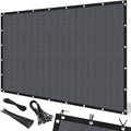 Artpuch 90% Sun Shade Cloth, 8 x 8 FT Pergola Shade Cover Canopy with Grommets, Sun Screen Fabric Tarp for Patio, Outdoor, Garden, Backyard, Dark Grey