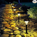 GIGALUMI 12 Pack Solar Lights Outdoor Waterproof, Outdoor Solar Lights for Yard, Solar Garden Lights, Yard Decorations Outdoor for Pathway, Patio, Garden, Driveway, Lawn, and Landscape(Warm White)