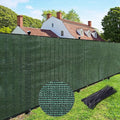 UPGRADE Privacy Fence Screen 3'x31' Dark Green Outdoor 90% Visibility Blockage 170 GSM Mesh Shade Cover Panels for Backyard,Balcony,Home Decoration with Zip Ties,Customized Avaliable