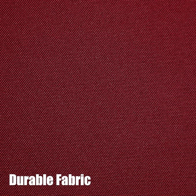 BONZER Waterproof Indoor/Outdoor Curtains for Patio Thick Privacy Extra Wide Grommet Curtains for Bedroom, Living Room, Porch, Pergola, Cabana, 1 Panel, 150W x 108L inch, Red