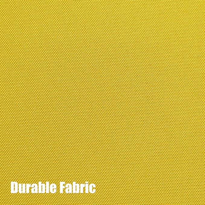 BONZER Waterproof Outdoor Curtains for Patio Porch Pergola Cabana Light Filtering Privacy Grommet Indoor Curtain Panels for Bedroom Living Room, 1 Panel, 54W x 120L inch, Yellow